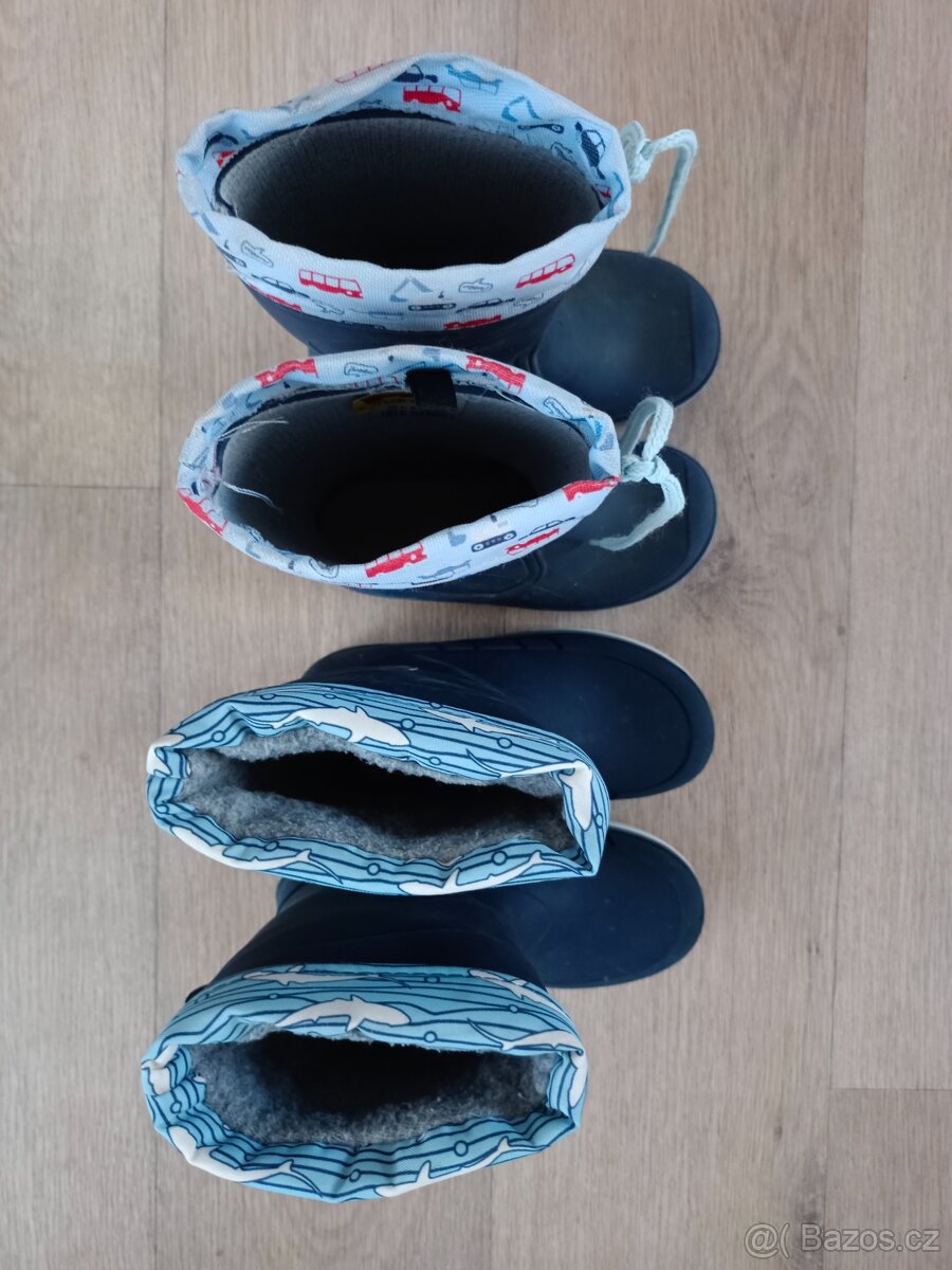 Dětské svítící holínky -vel.26/27 - 4