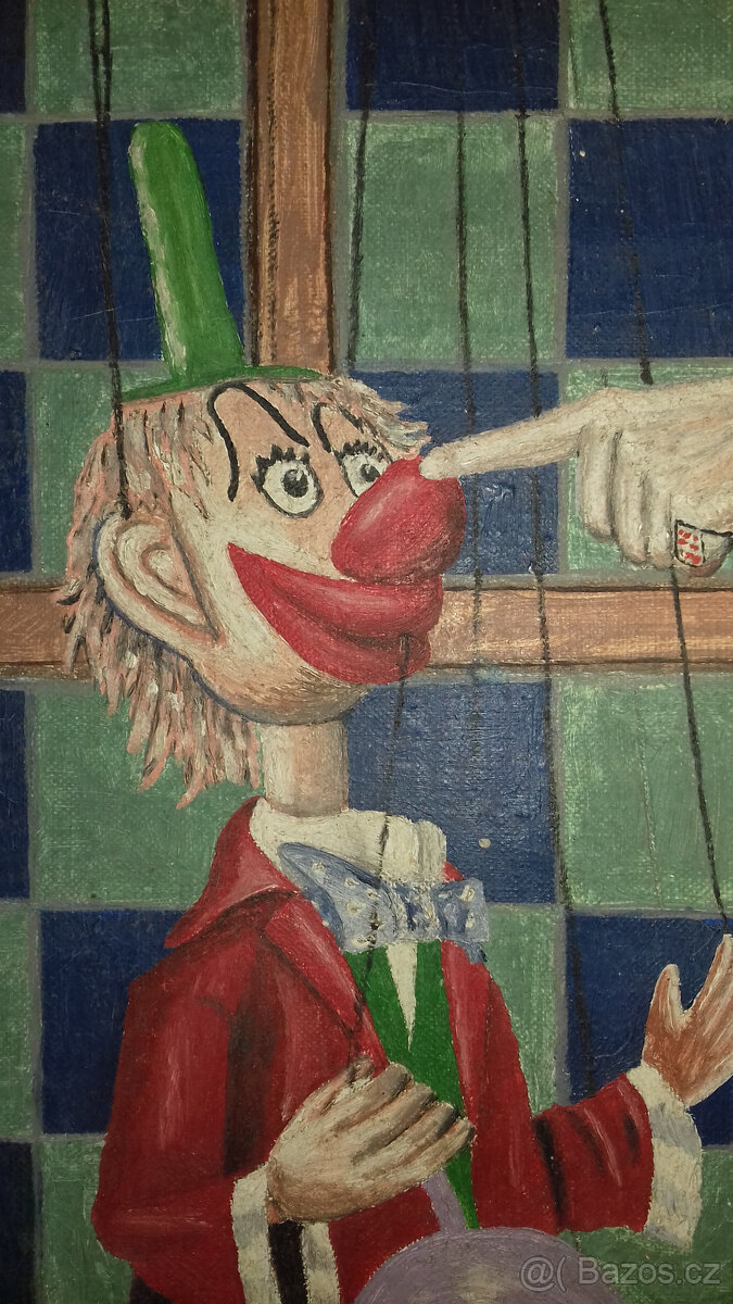 Větší obraz olej na plátně,2 ks - 4