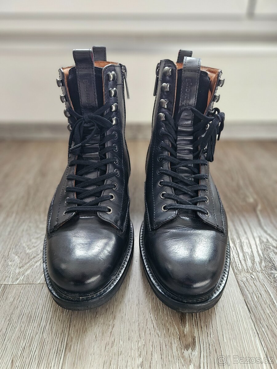 Boty GINO ROSSI, kůže, vel. 43 - 4