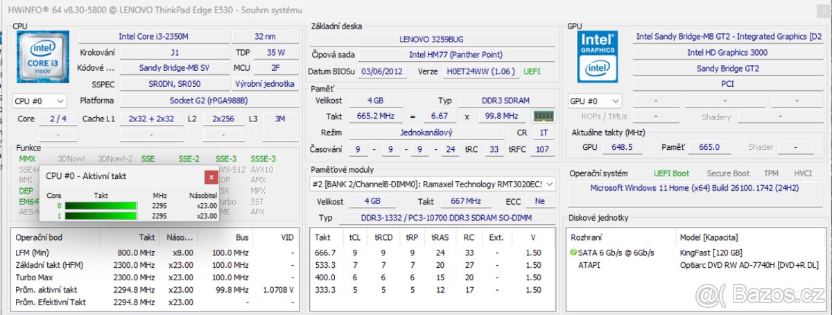 15.6 Notebook Lenovo ThinkPad Edge E530 - 4
