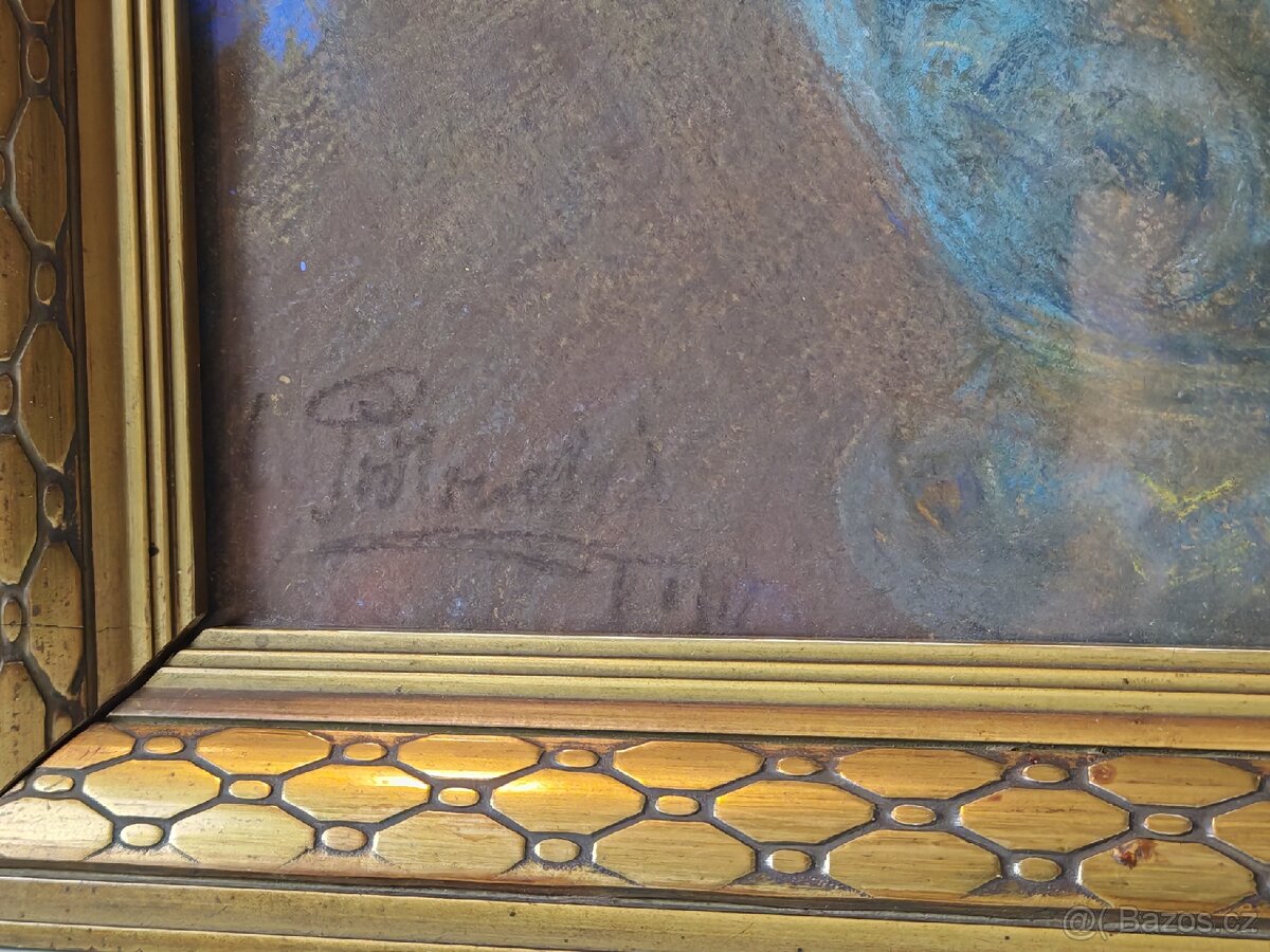 Starý obraz ak. malíř - 4