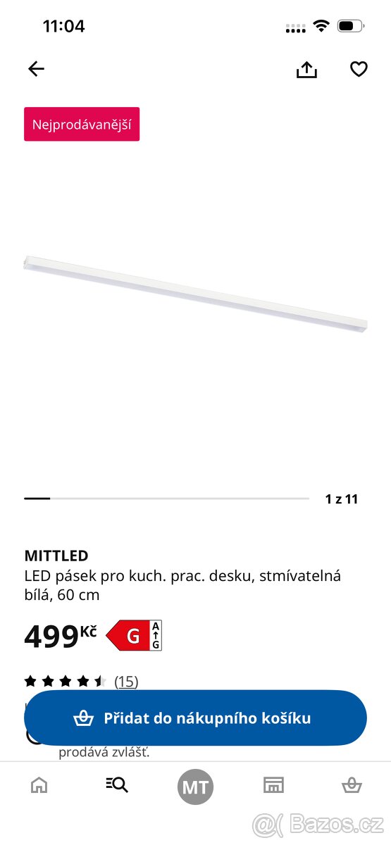 Led stmivajici páska 60 cm MITTLED - 4