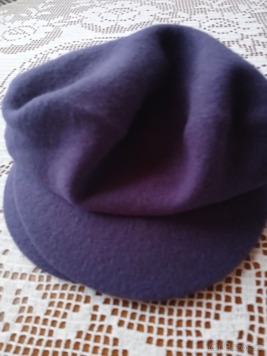 Vlněná kšiltovka, nová - 4