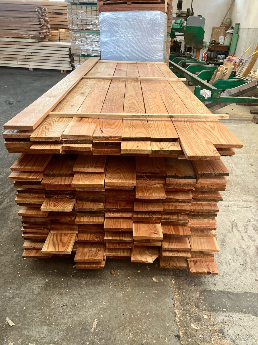 Modřínová prkna čtyřstraně hoblované A/B kvalita - 4