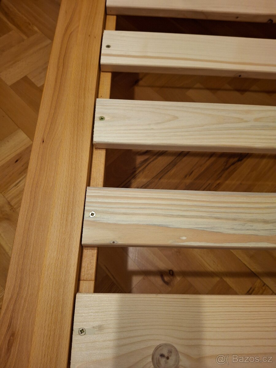 Postel masivni japonska bukova 180×200cm - 4