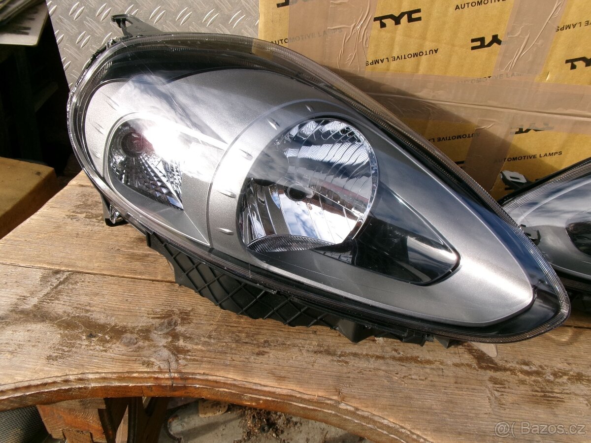 FIAT PUNTO EVO TYP 199 - PŘEDNÍ SVĚTLA - ANTHRACIT - 4