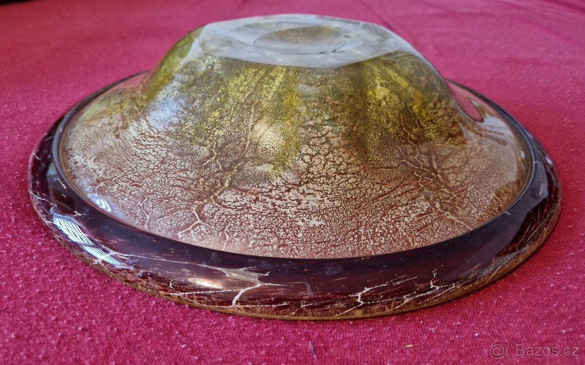 Skleněná mísa Art deco Jindřich Mach - 4