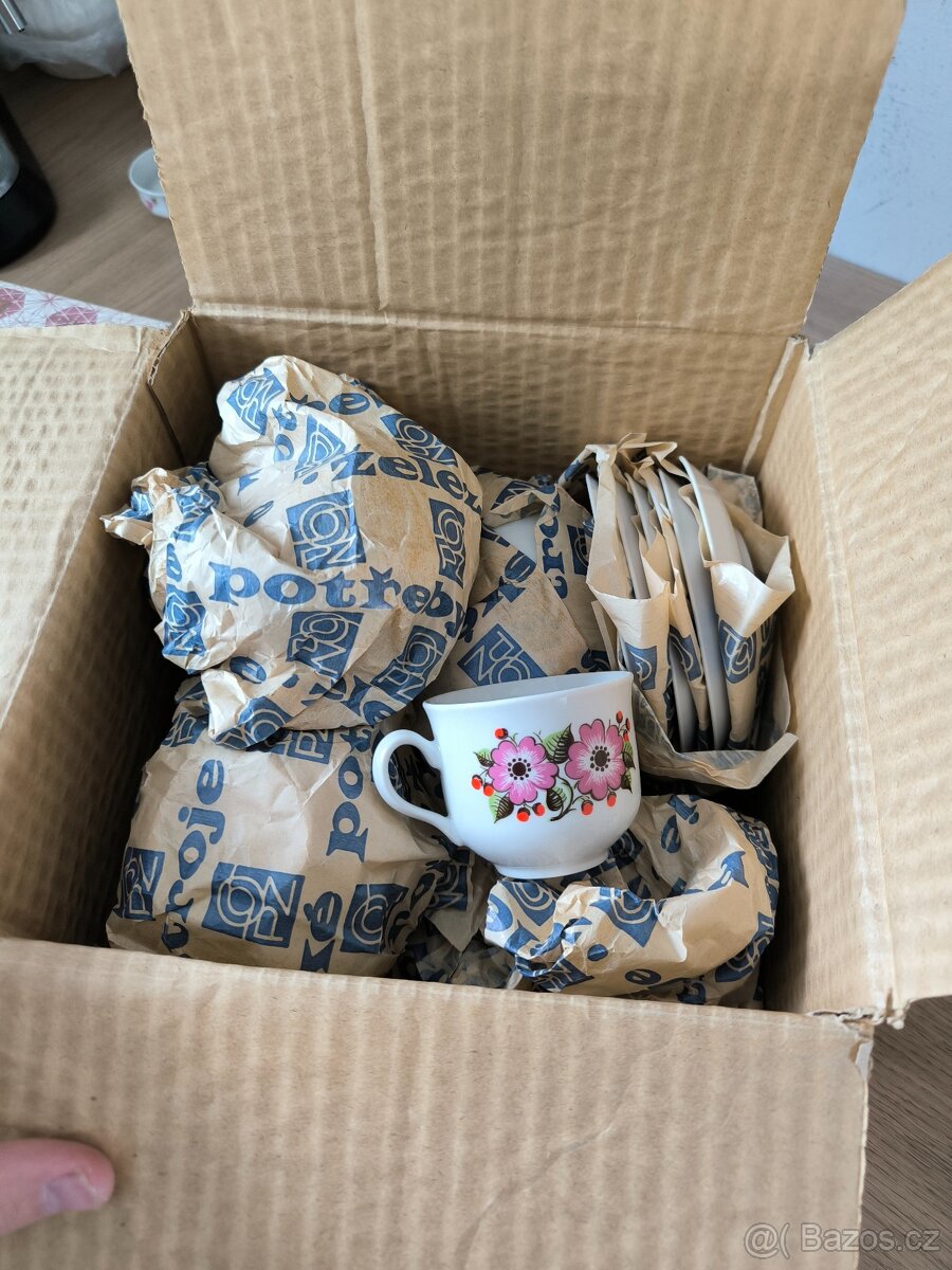 Čajový set vyrobeno v Československu - 4