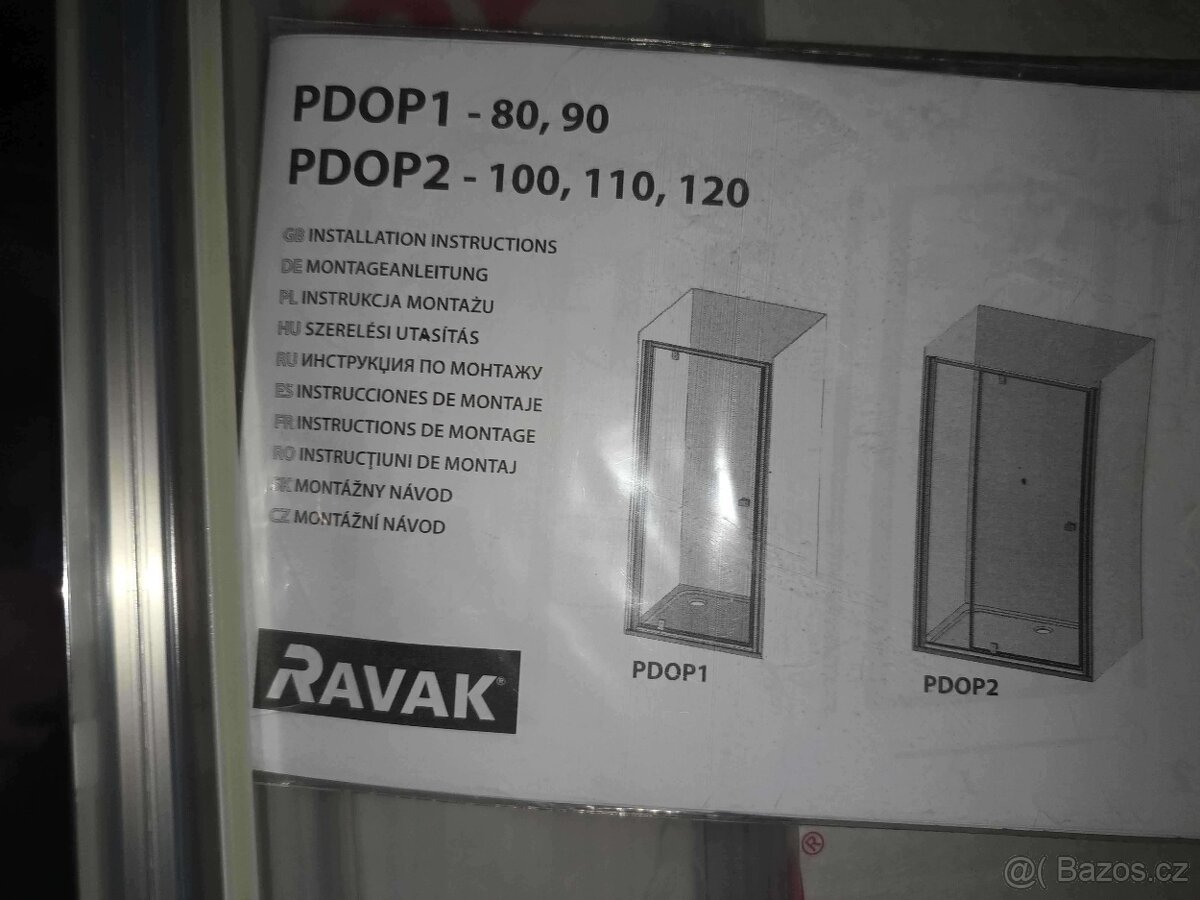 Sprchové dveře do niky RAVAK š.80cm - pivot - 4