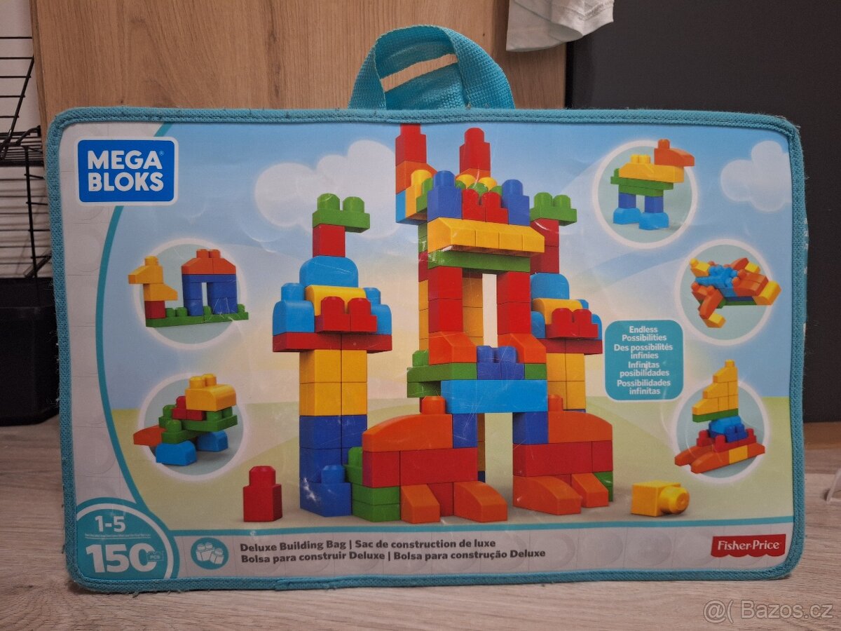 Mega Bloks kostky + sběrač - 4