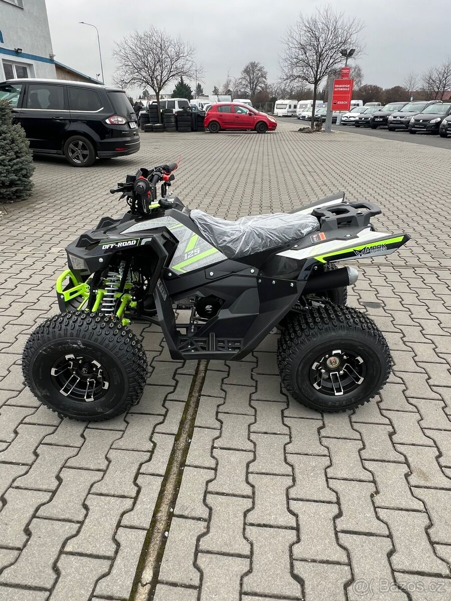 Dětská čtyřkolka FUN 125cc 3G8 - zeleno černá