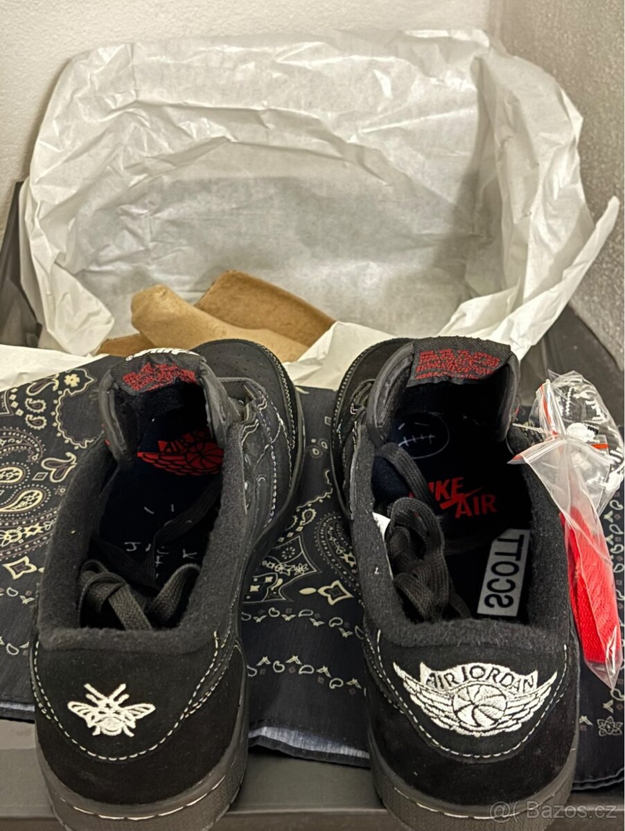 Travis Scott Air Force 1 Black Phantom 1:1 nové s krabicí - 4