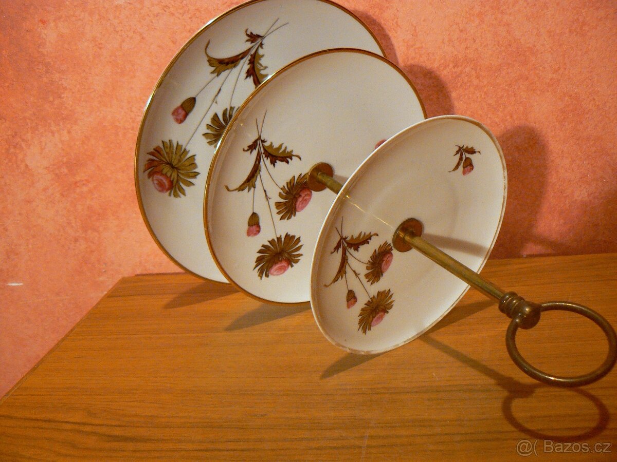 porcelánový etažér - 4