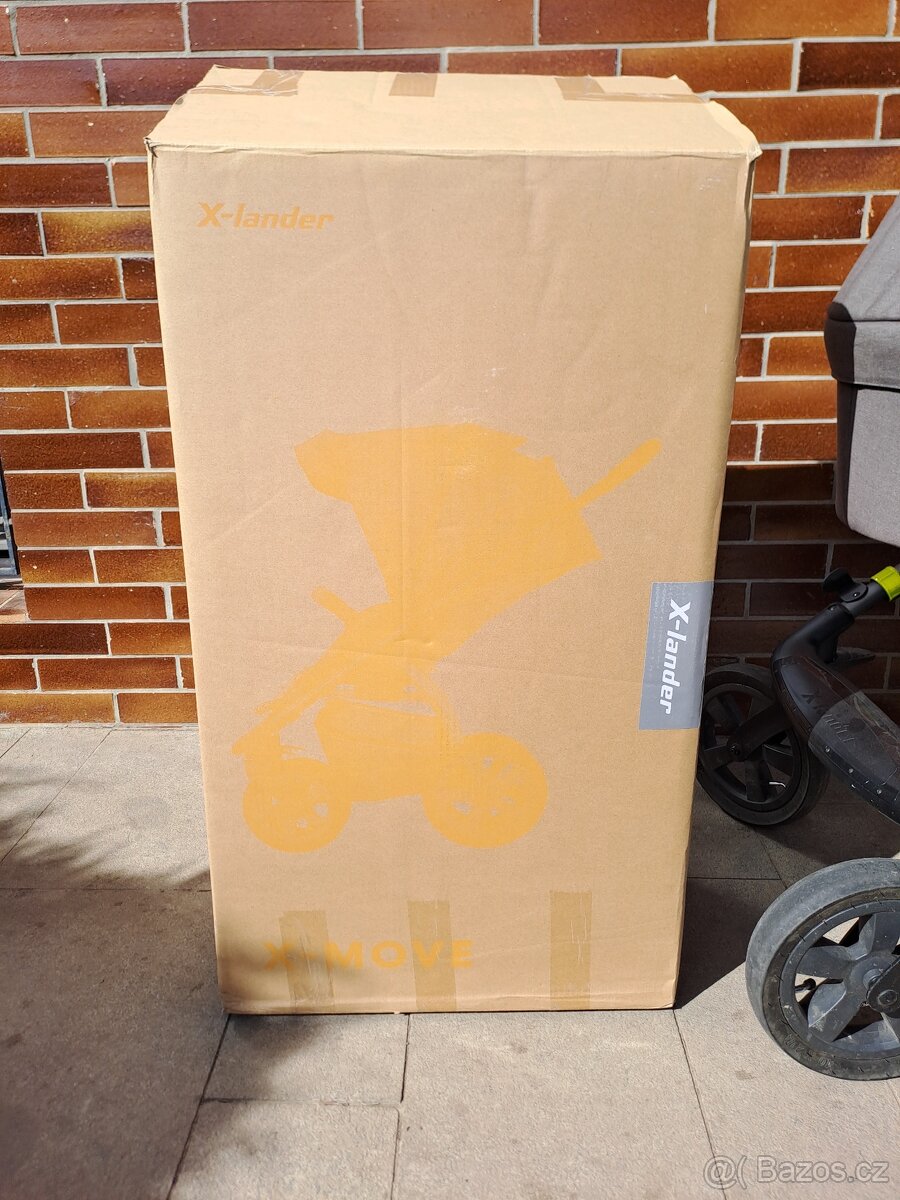 Kočárek X LANDER dvojkombinace 2v1 X STONE GREY - 4