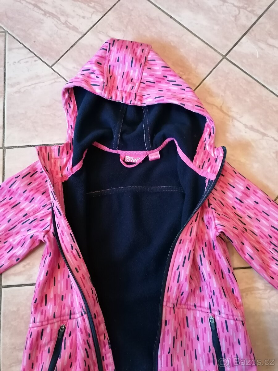 Dívčí, softshellová bunda vel. 110-116 zn. Crivit - 4
