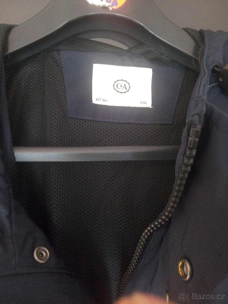 Pánský modrý kabát vel.xxl ( jaro+podzim) - 4