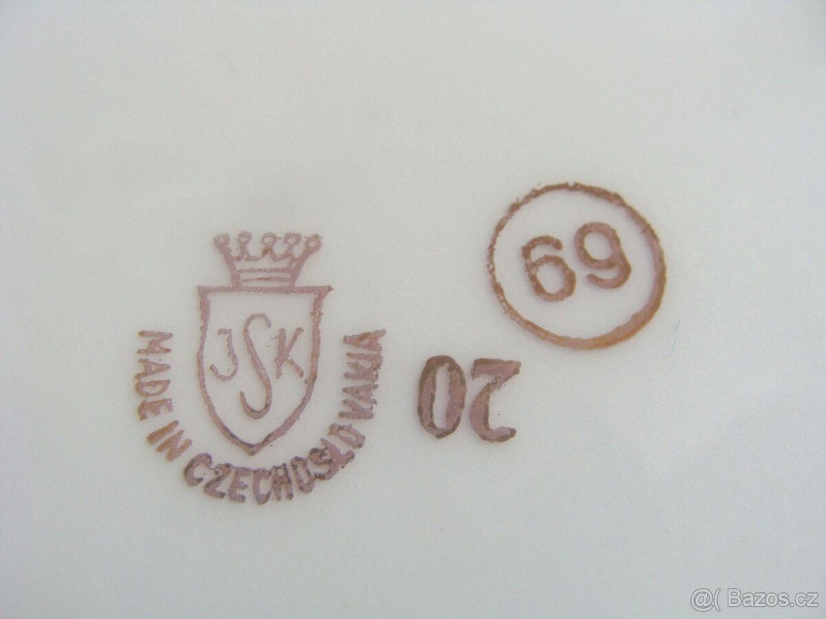 Sada retro talířů - 4