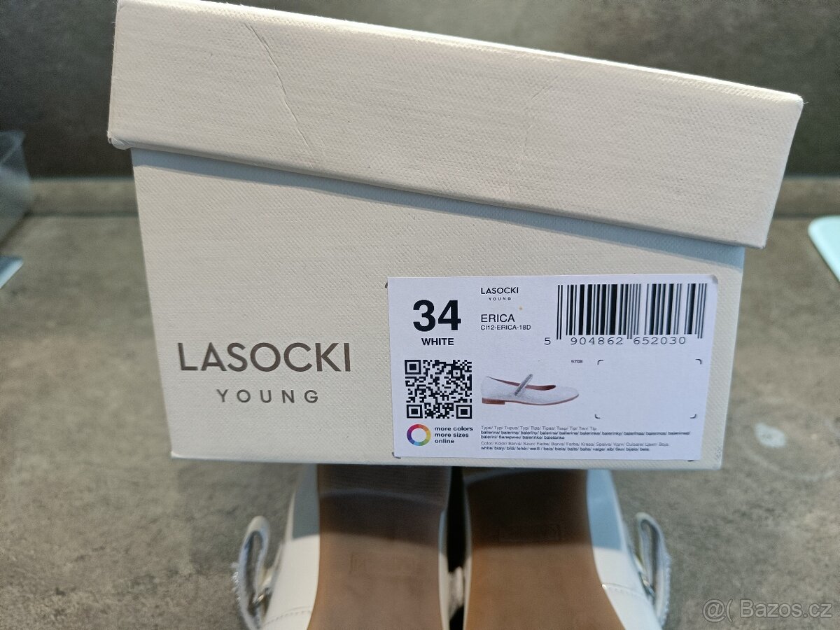 Prodám dívčí balerínky Lasocki Young vel. 34 - 4