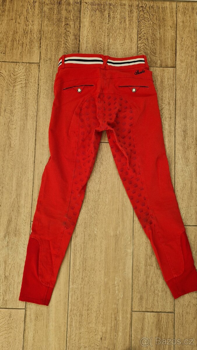 Červené rajtky SPOOKS - vel. S - 4