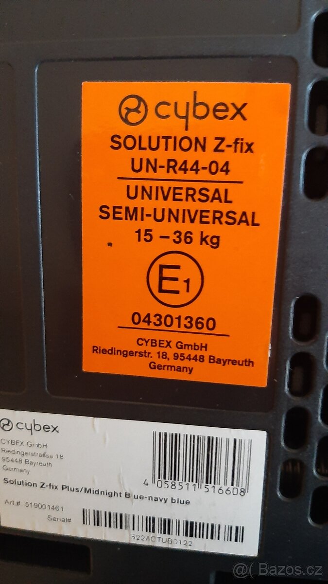 Autosedačka Cybex solution Z-fix - 4