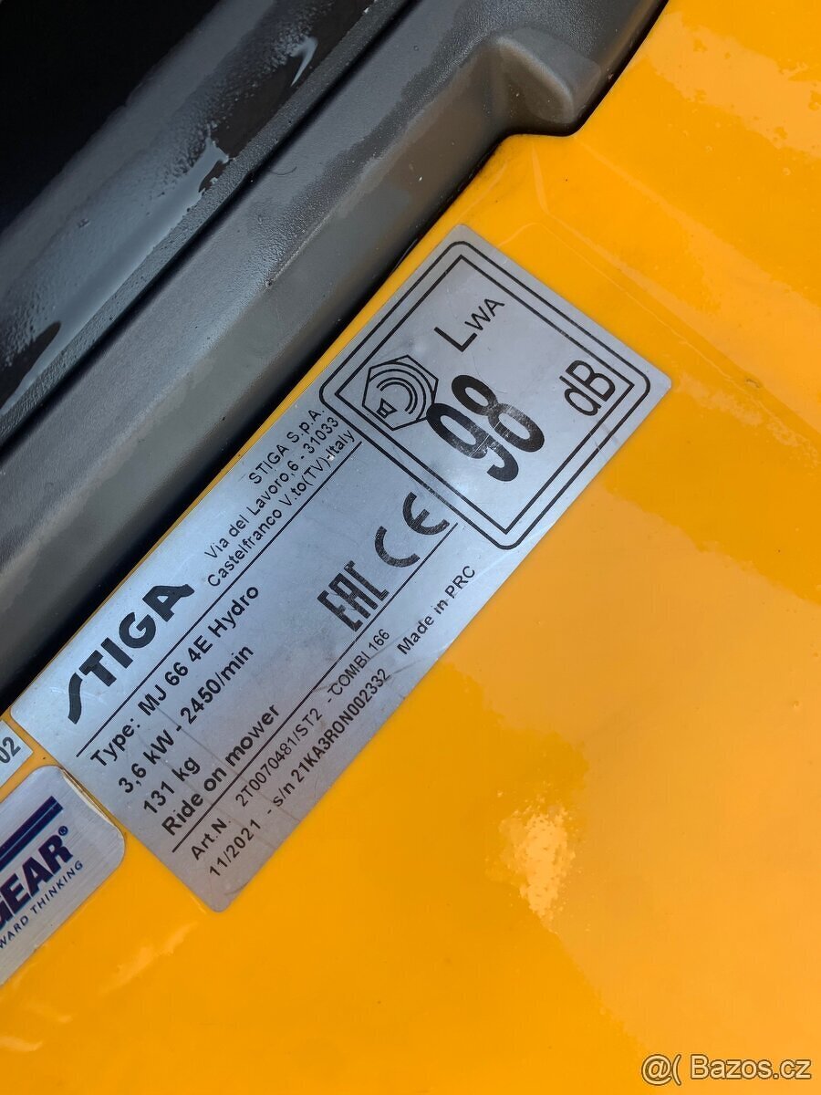 STIGA MJ 66 4E Hydro - 4