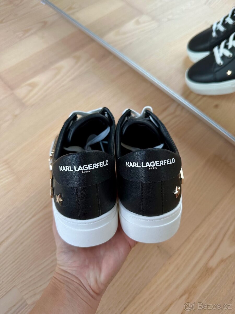 ČERNÉ TENISKY KARL LAGERFELD - 4