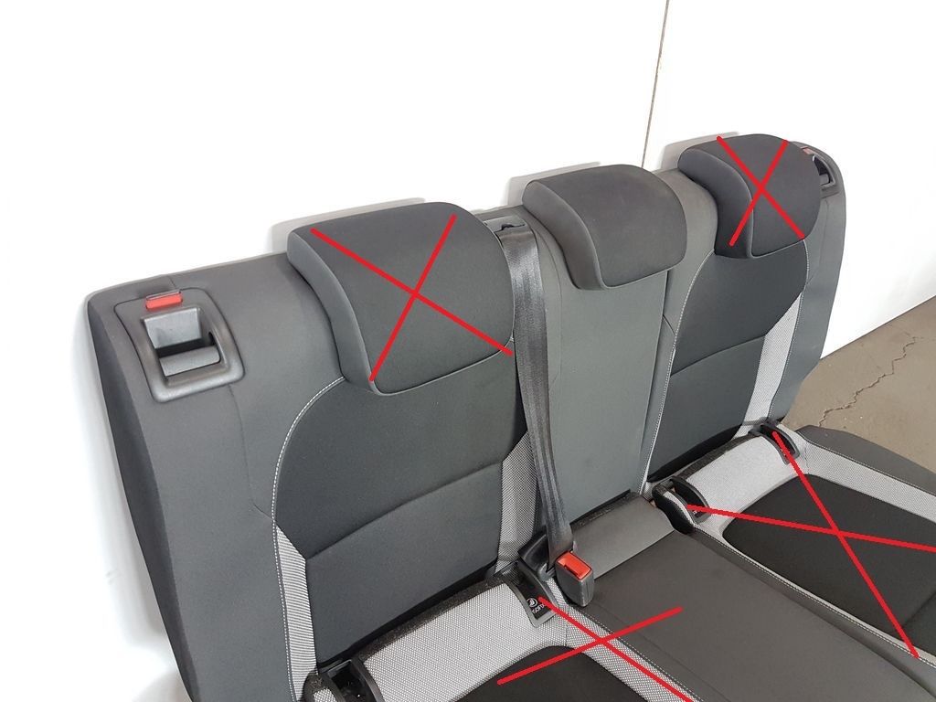 Zadní opěradla sedadel, opěrka hlavy Škoda Fabia III - 4