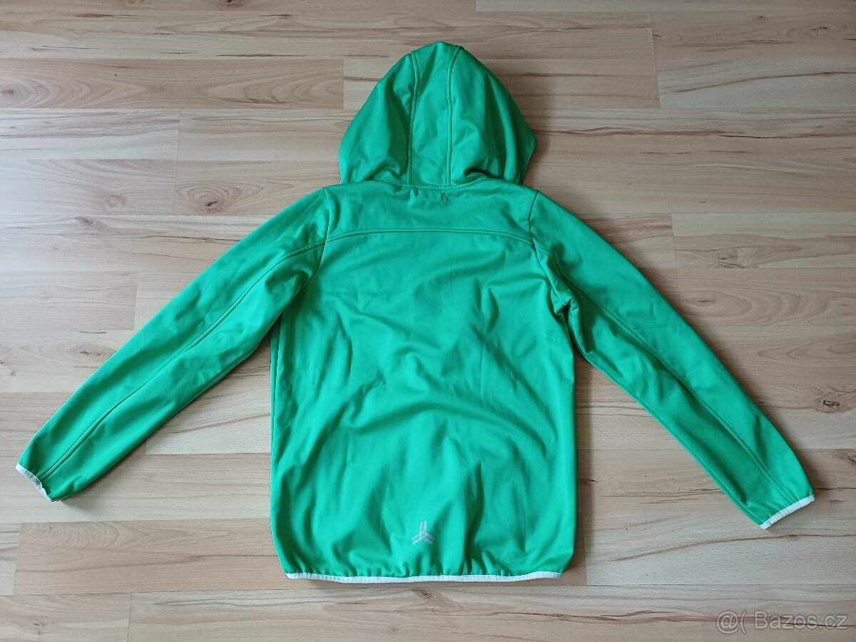 Zelená softshell bunda, vel.S, 164/170 - 4