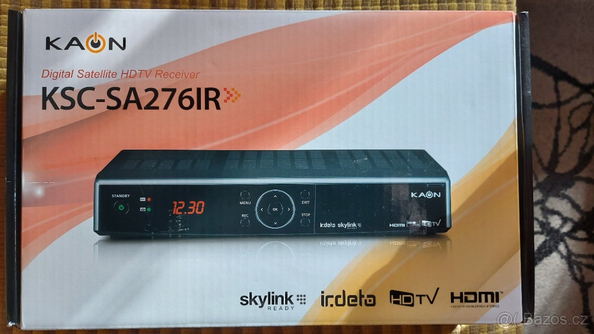 KAON KSC-SA276IR satelitní přijímač, plně funkční, - 4