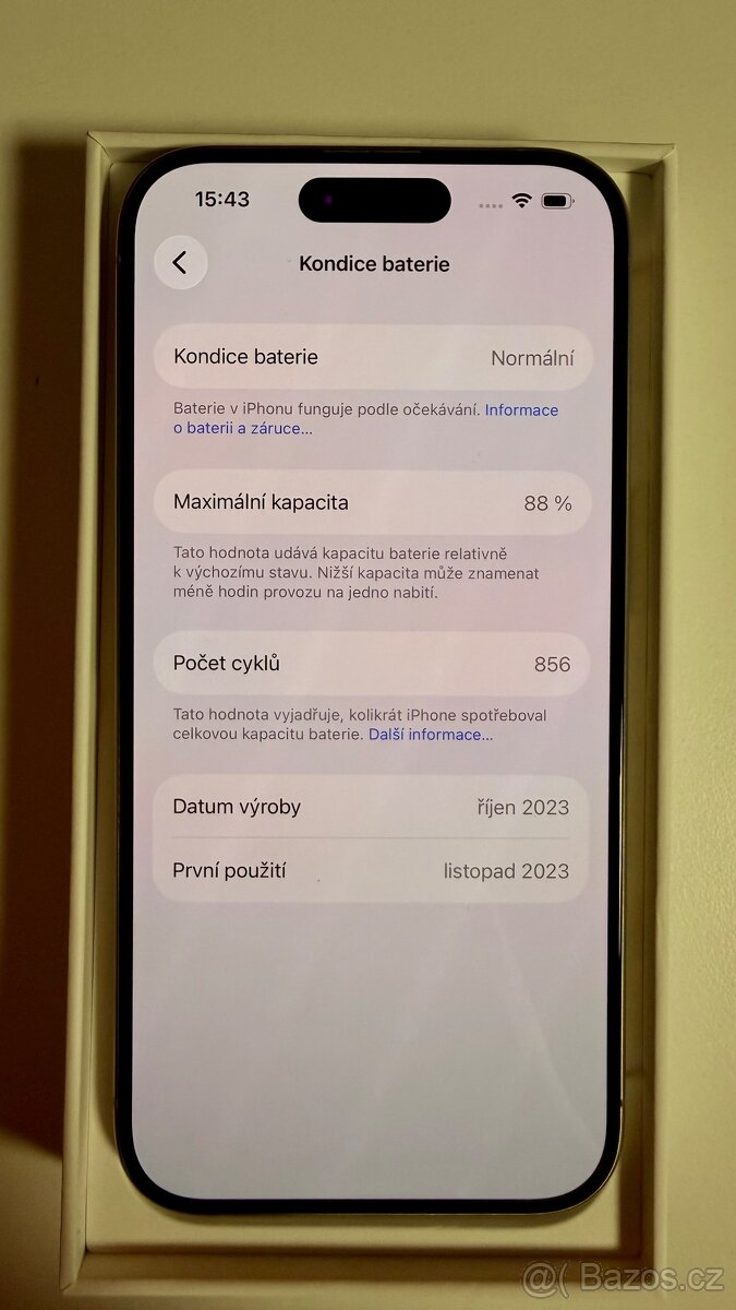 iPhone 15 Pro 128GB přírodní titan - 4