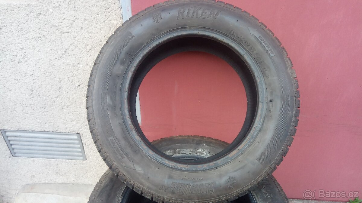 195/65R15 RIKEN, zimní, 6.5 - 7mm. - 4