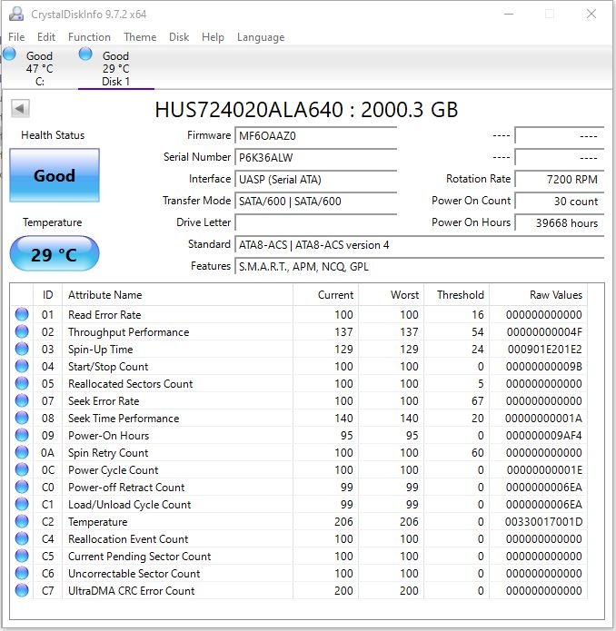 2x 2TB HDD 3.5" Hitachi - 4