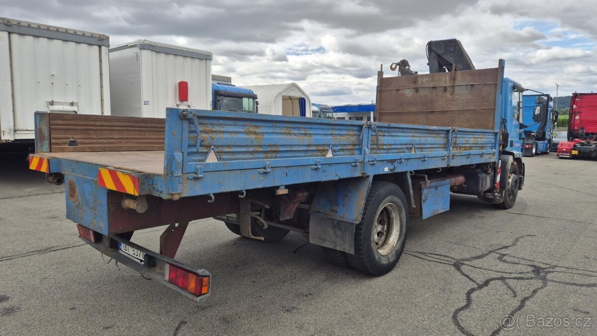 IVECO EUROCARGO ML 180 E28 EURO 3 valník + hydraulický jeřáb - 4