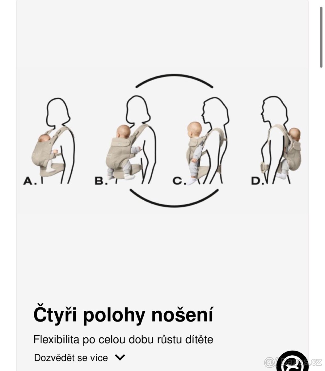 Nosítko Cybex Amya ergonomické - 4