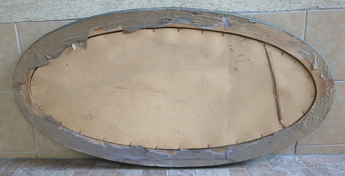 Velký kulatý obraz - BAKCHANÁLIE - litografie - 4