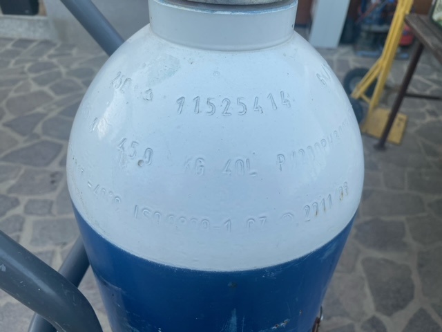 Tlaková lahev O2 40l + vozík - 4