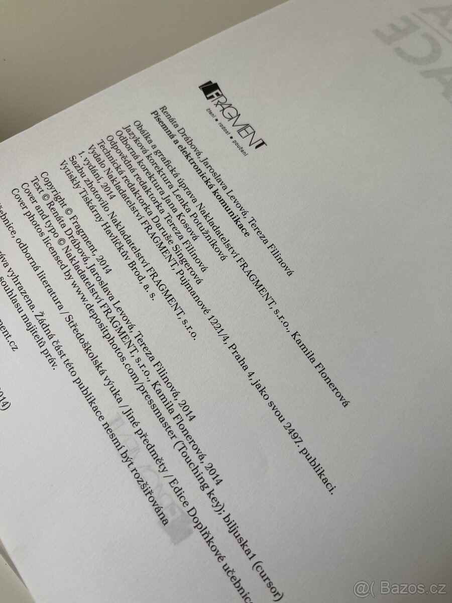 Učebnice písemná a elektronická komunikace - 4