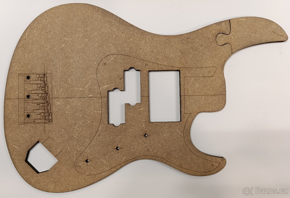 Šablony pro výrobu kytary - 4