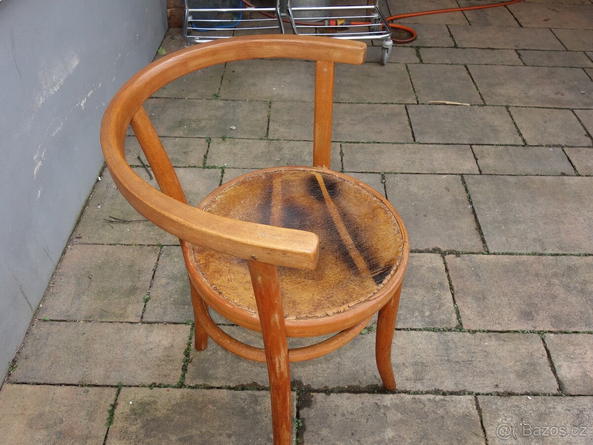 Židle, křesílko THONET, značený - 4