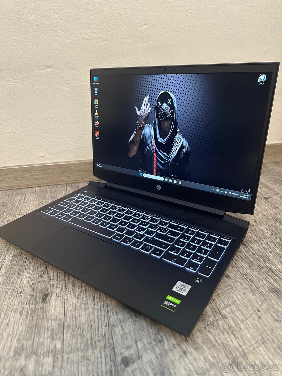 HERNÍ NOTEBOOK HP - i5/SSD/GTX./WIN11 - 4