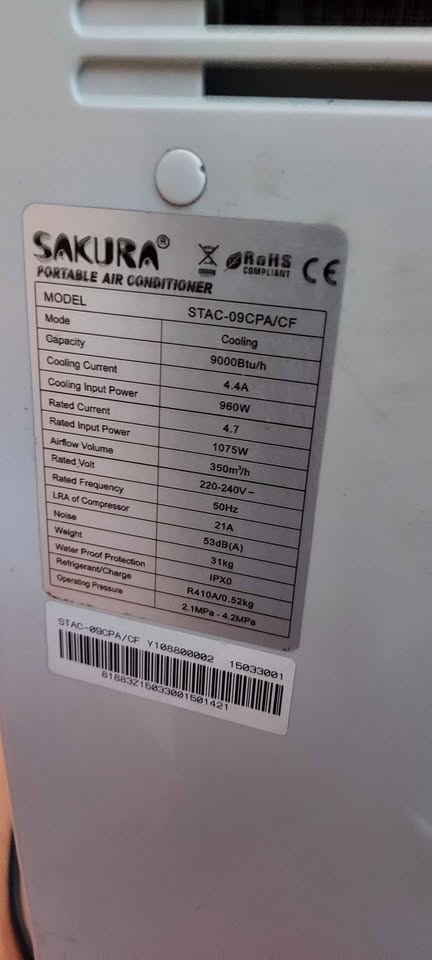 mobilní klimatizace 9000Btu - 4