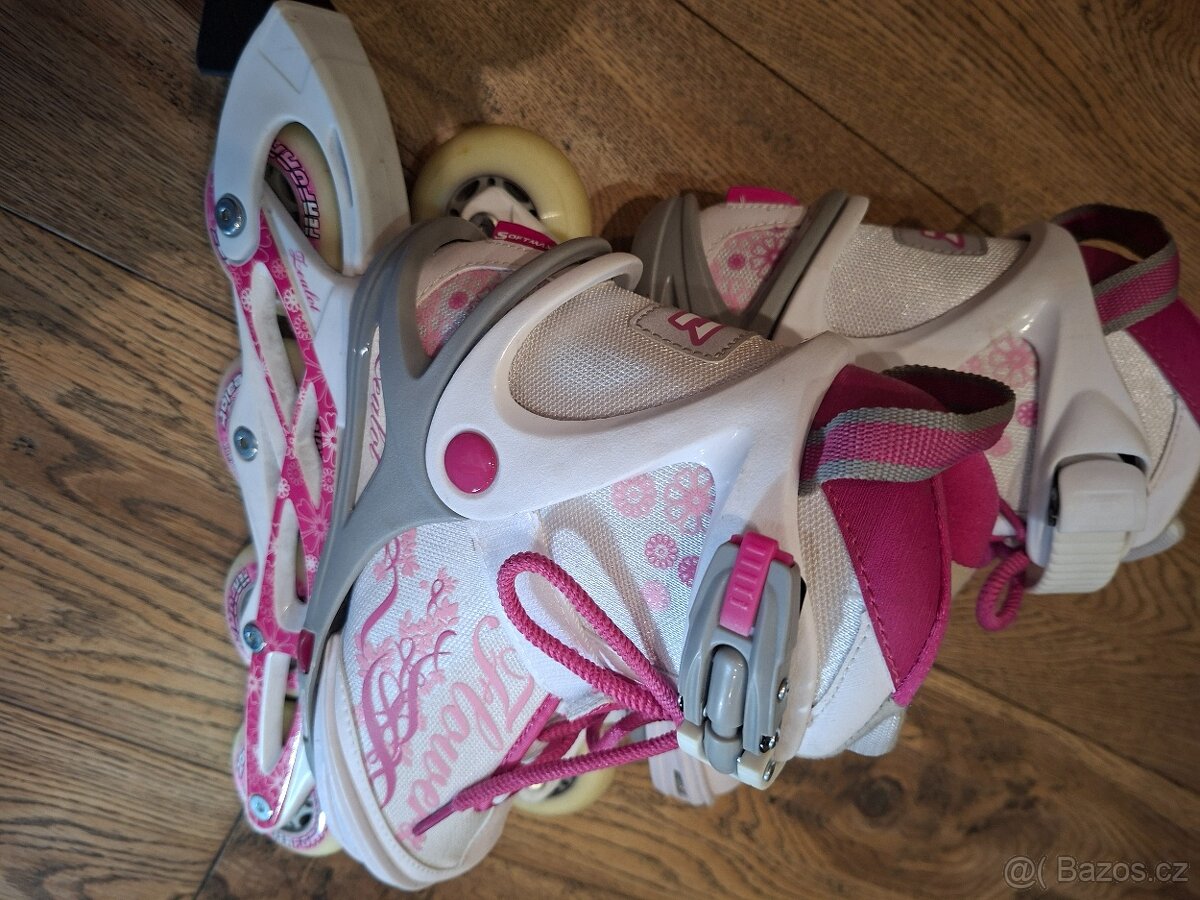 Dívčí kolečkové brusle vel32-35 - 4