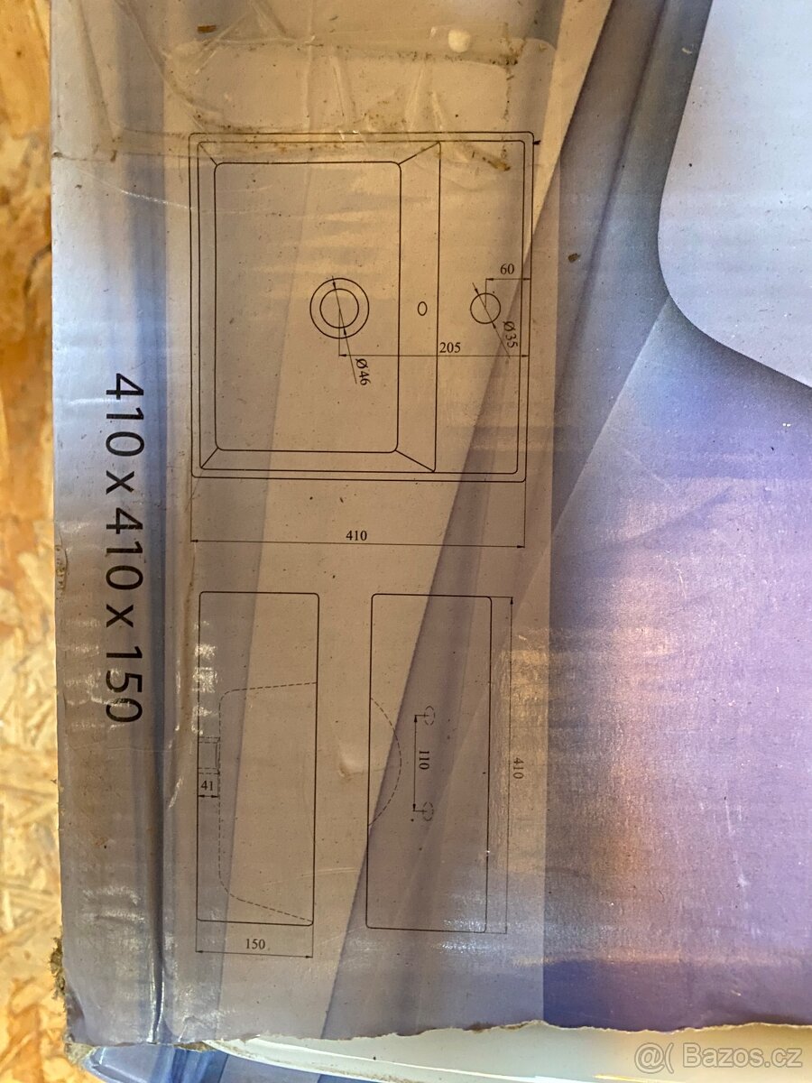 Umyvadla 2ks 410x410x150 - 4