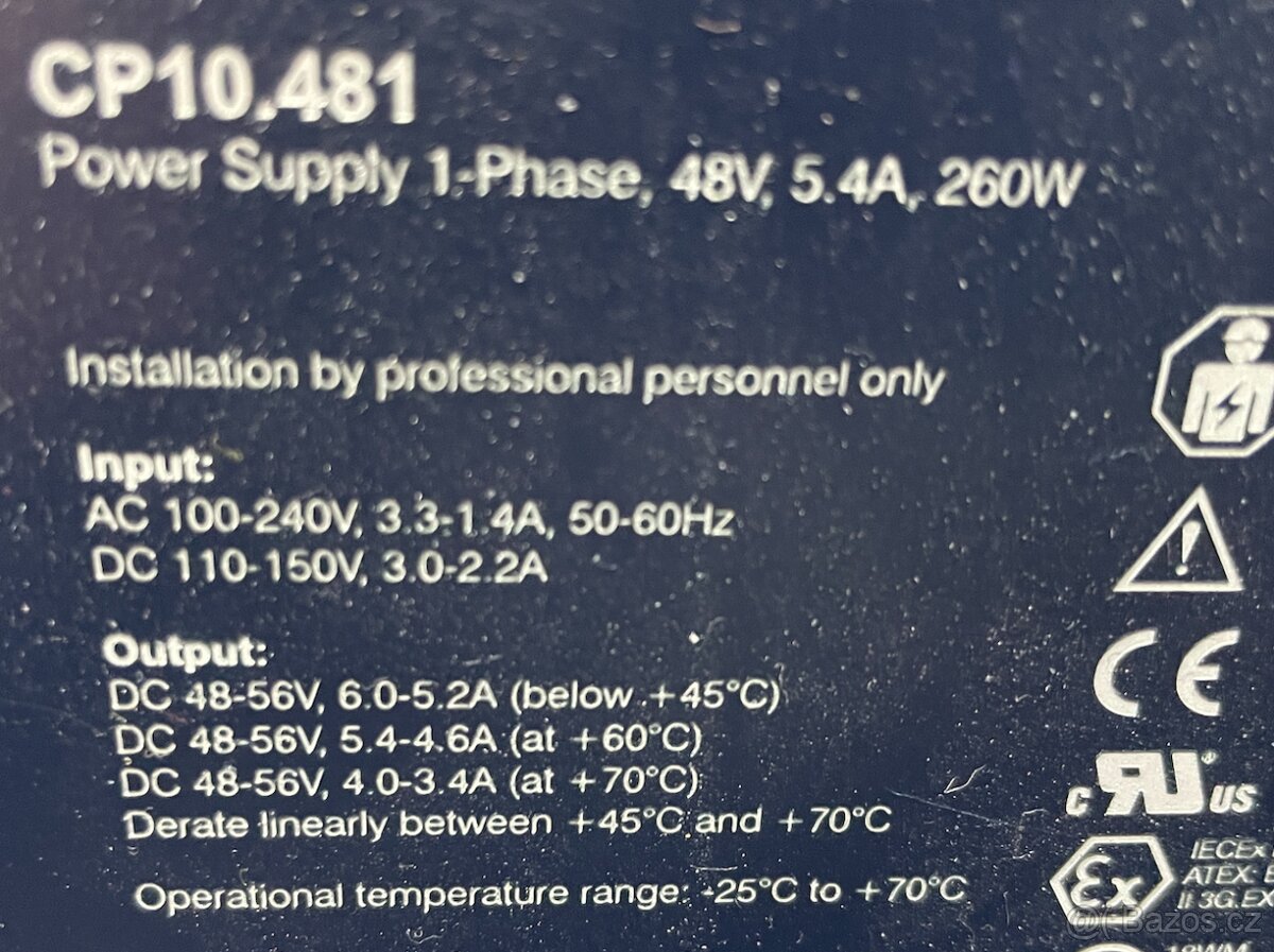 Síťový zdroj CP10.481 na DIN lištu - 4