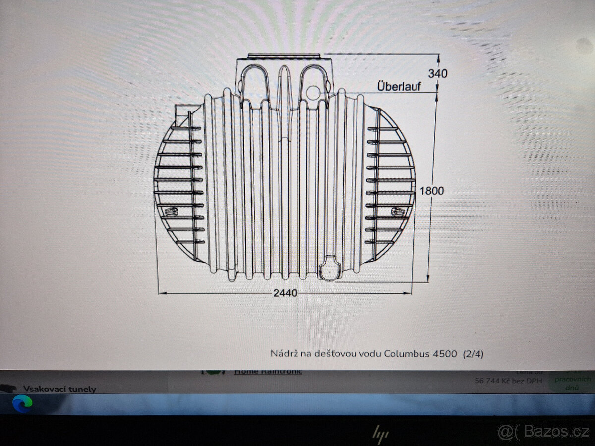 Nádrž na dešťovou vodu. - 4