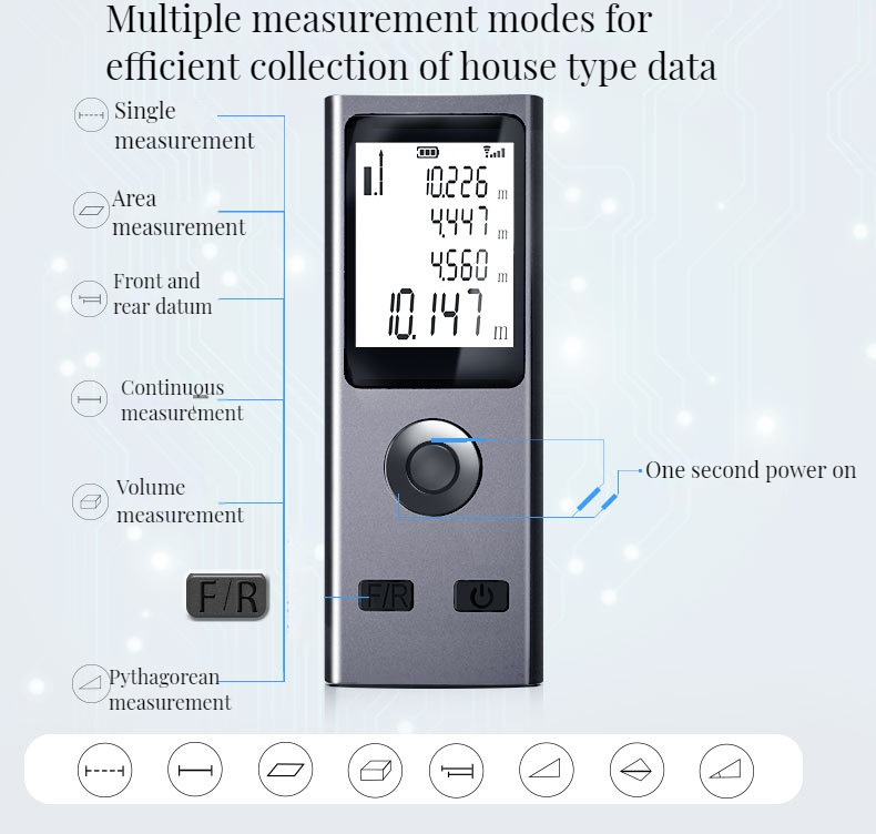 Prodám mini laserový dálkoměr Micro LDM30 - 4