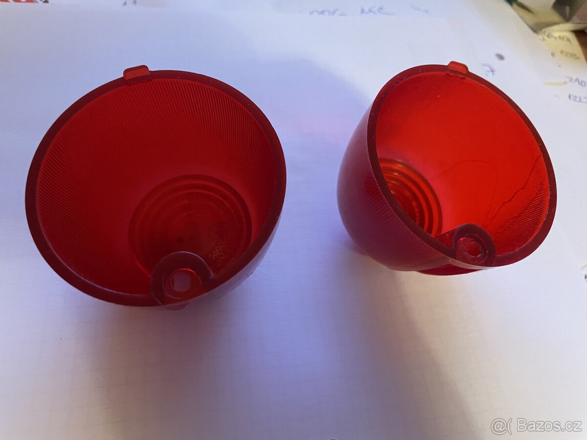 skleněné kryty blinkrů na veterány - 4