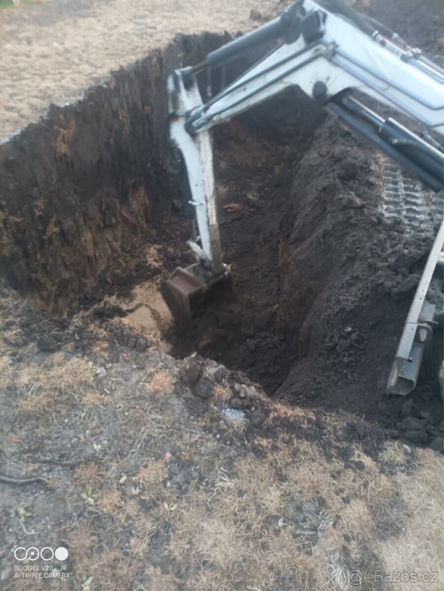 Práce bagrem - 4