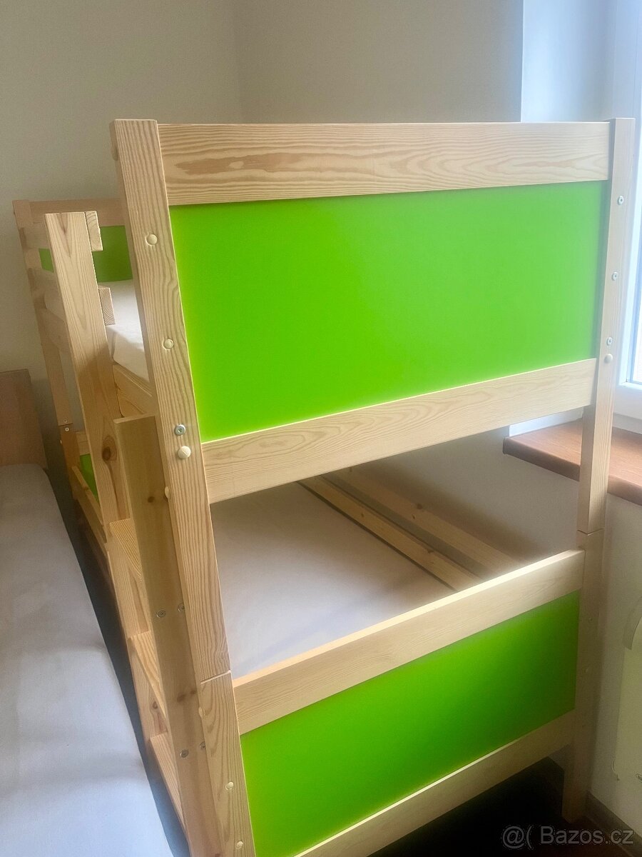 Dětská patrová postel (palanda) 80x160 cm - 4