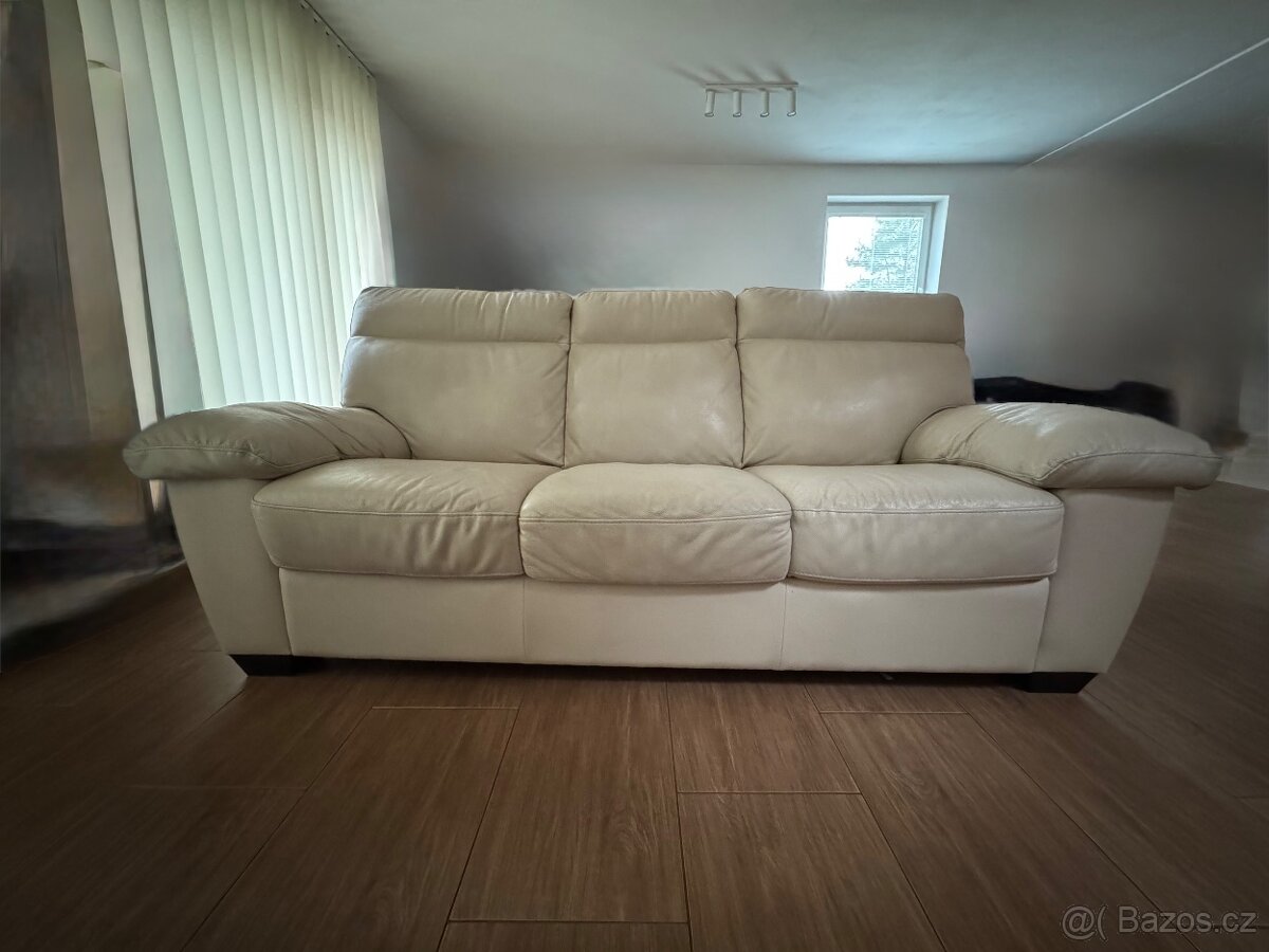 Kožená sedací souprava 3+2 - 4